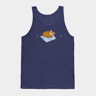 Sleeping Red Panda Cloud Tank Top